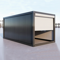 Maison conteneur préfabriquée de luxe Zaoye 20FT à 3 chambres, panneaux sandwich en acier, style méditerranéen, respirante, bureau moderne, garage conteneur