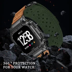 Fitbit 시계 밴드용 나일론 (Fitbit Watch 용 케이스 포함)