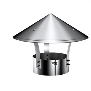 Capot de <span class=keywords><strong>cheminée</strong></span> en acier inoxydable 201, pare-vent extérieur pour couvercle de <span class=keywords><strong>cheminée</strong></span> - Product Image 1