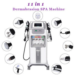 เครื่องพ่นออกซิเจน 11 in 1 มัลติฟังก์ชั่น H2o2 Aqua Peel ทำความสะอาดผิวหน้าอย่างล้ำลึก ขจัดสิ่งสกปรกในรูขุมขน ฟื้นฟูผิว เครื่องพ่นออกซิเจนแบบ Dermabrasion - Product Image 6