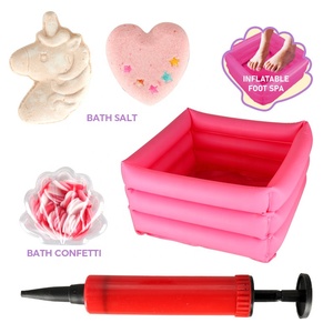 ZYRA TOYS ZR-31D Maquillage pour enfants Licorne Cosmétiques Cadeau de bain Jouets Sac avec sel de bain et confettis de bain et chaussures - Product Image 3
