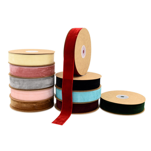 Nastro in Velluto ad Alta Densità per Fiocchi Natalizi Fai-da-Te, Accessori per Abbigliamento, Nastro Colorato in Velluto - Product Image 3