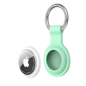 Hot Bán Tinh Khiết Thiết Kế Cảm Ứng Mềm <span class=keywords><strong>Silicone</strong></span> Lỏng Di Động Bảo Vệ Trường Hợp Với Vòng Chìa Khóa Cho Airtag Không Thấm Nước Tracker Bìa - Product Image 6