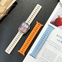 Correa Magnética de Silicona Upro para Apple Watch Ultra 2/Series 10 9 8 7 SE, Correa Deportiva de Doble Color, 49mm 45mm 44mm 41mm 40mm