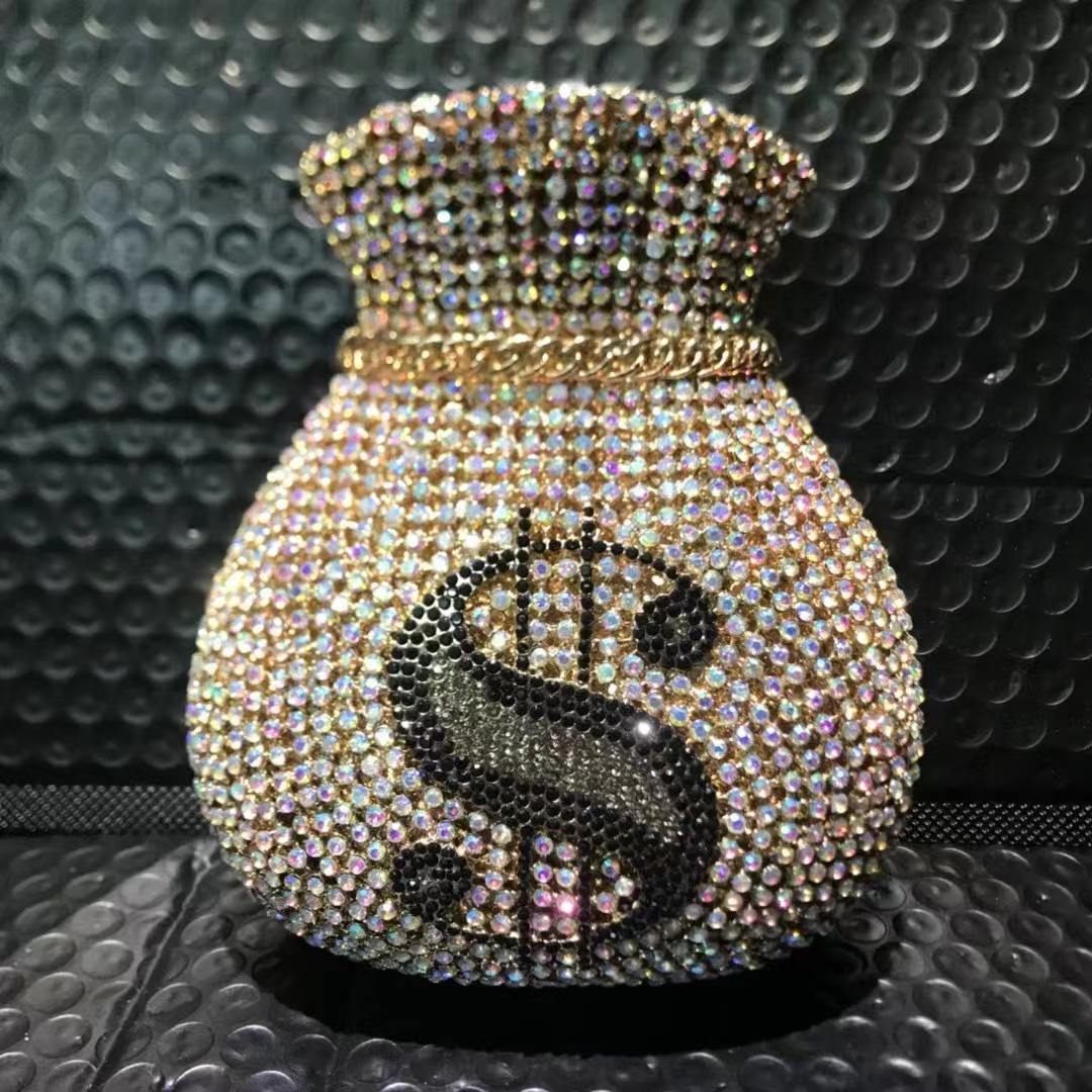 Women's Bling Diamond Rhinestone Clutch Purse Money Pocket Party Handbag  for Evening Birthday Occasions