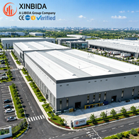 Prefabricated Steel Building, Metal Structure Warehouse For Manufacturing Industrial Bulk Stock Storage Workshop Construction