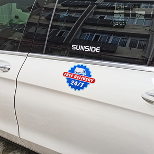 Señal <span class=keywords><strong>de</strong></span> imán <span class=keywords><strong>de</strong></span> <span class=keywords><strong>seguridad</strong></span> <span class=keywords><strong>de</strong></span> diseño duradero y llamativo reflectante personalizado para vehículos <span class=keywords><strong>de</strong></span> patrulla profesional - Product Image 6