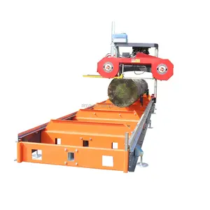 Rima taşınabilir yatay şerit testere kereste fabrikası özel hizmet salıncak bıçakları ormancılık makinesi taşınabilir hızar TUV CE