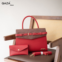 Sacs à main décontractés pour femmes QAZA, nouveaux modèles de créateurs, en cuir PU, de haute qualité, sacs à main de luxe avec poignée supérieure