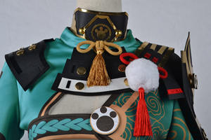 Costume de <span class=keywords><strong>cosplay</strong></span> populaire d'Anime <span class=keywords><strong>Gorou</strong></span>, ensemble complet, uniforme de renard, costume d'Halloween avec perruque, oreilles et queue - Product Image 5