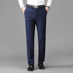 Fornitura diretta in fabbrica di <span class=keywords><strong>pantaloni</strong></span> da uomo classici da uomo in abiti elastici di grandi dimensioni personalizzati per matrimoni o occasioni di lavoro - Product Image 2