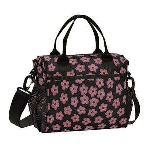 Sac isotherme personnalisé de la collection Aloha, sac de pique-nique, sac isotherme réutilisable, imprimé de fleurs hawaïennes, sac isotherme de plage, sac à lunch isotherme - Product Image 1