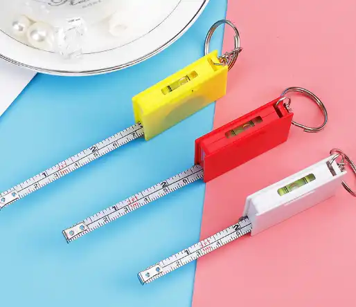 Printed Mini Tape Measure Keychains