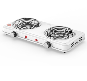 <span class=keywords><strong>Plaque</strong></span> <span class=keywords><strong>chauffante</strong></span> électrique à température réglable, double serpentin, pour cuisson rapide - Product Image 3