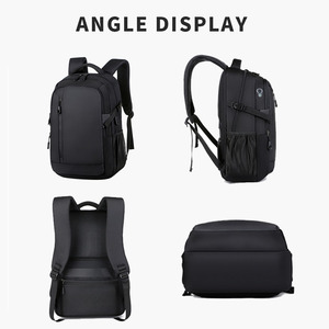Sac à dos pour ordinateur portable de grande taille pour homme, personnalisé, imperméable, en Oxford, pour les voyages en plein air, les affaires, l'école, avec port USB, sac à dos intelligent - Product Image 2