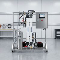 Système d'ultrafiltration UF industriel et commercial 5000L/H avec moteur, garantie 1 an, pour la purification et la filtration de l'eau potable issue de puits minéralisés