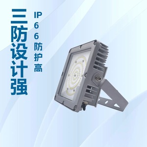 Reflector LED NFC9192 de 100W IP66 de alta luminosidad para montaje en pared, ideal para plantas de energía, ferrocarriles y plantas de coqueificación. - Product Image 1