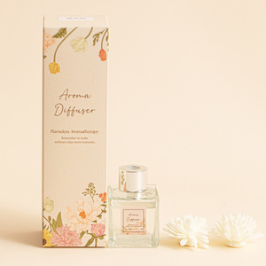 Reed <b>Diffuser</b> 50ml Glass Bottle <b>With</b> Rattan <b>Sticks</b> For Home Bathroom Fragrance - Product Image 3