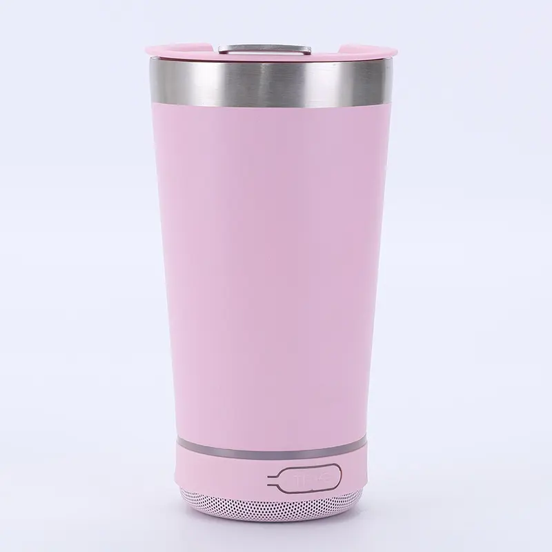 Smart Bluetooth audio beer mug Stainless steel thermos cup with bottle opener Car cup