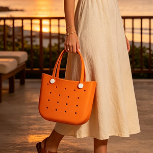Bolsa de Playa Impermeable de EVA, Bolso de Mano Ligero con Malla Lavable, Parte Superior Abierta, <span class=keywords><strong>a</strong></span> Prueba de Derrames, Bolso Grande para Viajes Familiares - Product Image 2
