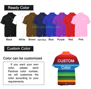 Bán buôn biểu tượng tùy chỉnh màu đen không thấm nước polyester cắt tóc thợ làm tóc Áo khoác Salon <span class=keywords><strong>Stylist</strong></span> <span class=keywords><strong>smocks</strong></span> - Product Image 2