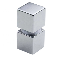 Aimant permanent en néodyme N52, bloc cube de 5 mm, surface revêtue, usage industriel, terres rares