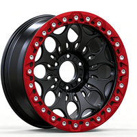 Jantes de voiture tout-terrain 17-18 pouces 5x150 6x139.7 5x127 Beadlocks pour Nissan Navara/Terra/Patrol Y61/Y62, Infiniti QX80, Isuzu D-MAX MU-X