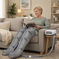 Appareil de thérapie par compression d'air VU à 4 chambres, masseur de drainage lymphatique pour les jambes, usage domestique, clinique, récupération sportive, soulagement de la fatigue