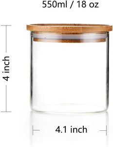 High Quality Clear Waterproof Eco-Friendly Glass Candlestick Holder Wooden <b>Lids</b> Customizable Sizes (3oz-16oz) Christmas Home - Product Image 3