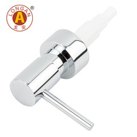 Pompe à lotion en alliage de zinc 28 mm, distributeur de savon liquide 2CC, pompe à mousse pour bouteille de shampoing, logo personnalisé OEM, salle de bain d'hôtel