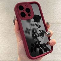 Coques de Téléphone Antichoc Luxe Fleurs pour iPhone 17 Air 16 15 Plus Pro Max 14 13 12 11 X – Protection Arrière Anti-chute