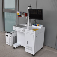 Machine de marquage laser UV 5W/10W, machine de lettrage et de codage, machine de gravure automatique pour plastique, cristal, feuilles, verre
