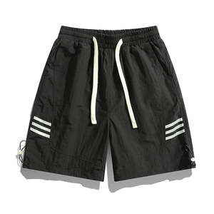 Pantalones Cortos Deportivos de Secado Rápido para Hombre, Cintura Elástica con Cordón, Ajuste Holgado, para Correr, Gimnasio, con Bolsillo - Product Image 4