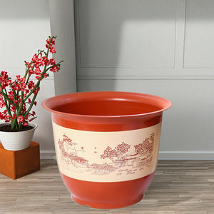 Toptan Modern stil plastik çiçek saksıları kalınlaşmış reçine etli çiçekler yetiştirmek için genişlemiş seramik balkon - Product Image 5