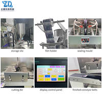 Machine d'emballage de sachets multi-usage à scellage quatre côtés haute vitesse pour liquides et pâtes, avec remplissage et scellage personnalisés, multifonctionnelle pour miel et moutarde