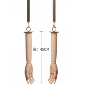 Precio al por mayor Gafas de Sol de color de madera Maniquí de mano para exhibición de bolsos Mano de madera colgante - Product Image 2