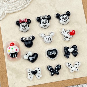 Vente en gros DIY Armure <span class=keywords><strong>Mickey</strong></span> Mignon Arc Kawaii Cartoon Canard Nail Art Charmes Résine Décoration Accessoires - Product Image 6