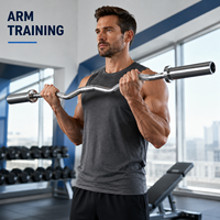 Barre de musculation multifonctionnelle en acier allié de 20 kg, équipement de musculation commercial pour salle de sport