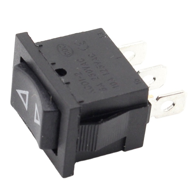 KCD1 Rocker Switch 21*15mm Momentary (ON)-OFF-(ON) 3pins Toggle Switch