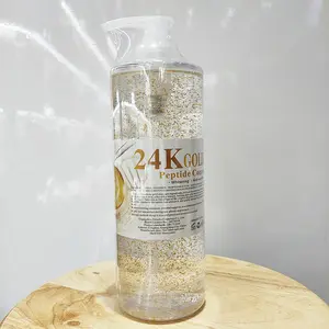 24K gold hexapeptide concentrated original liquid firming and brightening essence 500ml gold leaf original liquid beauty salon w