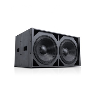 专业音频双18英寸低音炮声音专业有源双向电源线阵列扬声器供电舞台扬声器 - Product Image 3