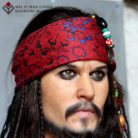 Mannequin réaliste en Silicone, 1 pièce, figurine homme de Pirate, Captain Jack, instrument en cire