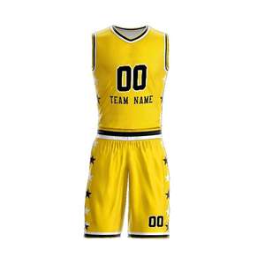 Maillot de basket-ball unisexe de qualité supérieure, respirant, grande taille, col en V, bretelles réglables, manches longues, 100% polyester - Product Image 2