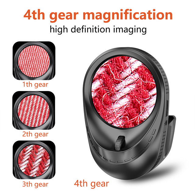 High Quality Custom Digital Magnifier 100 Watt HD Camera with 10x-100x Magnification Round Screen Visual Aid for Close Working