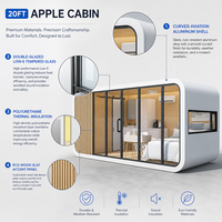 Maison modulaire en forme de capsule Apple Cabin de 30 pieds