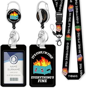 BSBH Custom <b>Polyester</b> ID <b>Lanyard</b> Retractable Badge/Card Holder Detachable Phone Holder Sublimation Printed Logo <b>Lanyards</b> - Product Image 1