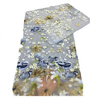 Tissu tricoté à broderie florale style Super Secret, très populaire, pour filles, en polyester/nylon léger, séchage rapide, pour mariage