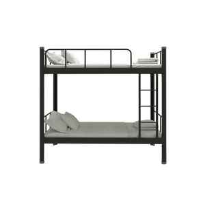 Черная современная двухъярусная кровать из стали с регулировкой, металлический каркас для студентов и взрослых, мебель для квартиры, гостиной, спальни - Product Image 3