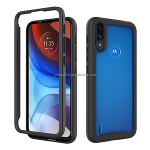 Armure robuste hybride 2 en 1, pièce + TPU, étui résistant aux chocs pour <span class=keywords><strong>Moto</strong></span> G9 Plus <span class=keywords><strong>G8</strong></span> Power <span class=keywords><strong>Lite</strong></span> One Fusion Plus G 5G Power 2021 - Product Image 1