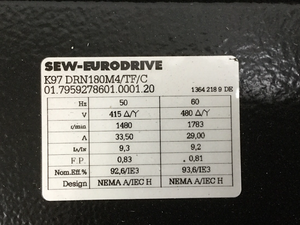 High Quality Germany K97 DRN180M4TFC Helical Speed Reduction Gear Motor - Product Image 5